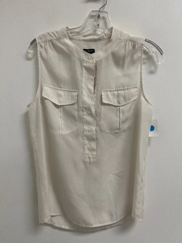Exclusive Online Offer Top Sleeveless By J. Crew In Cream, Size: S
