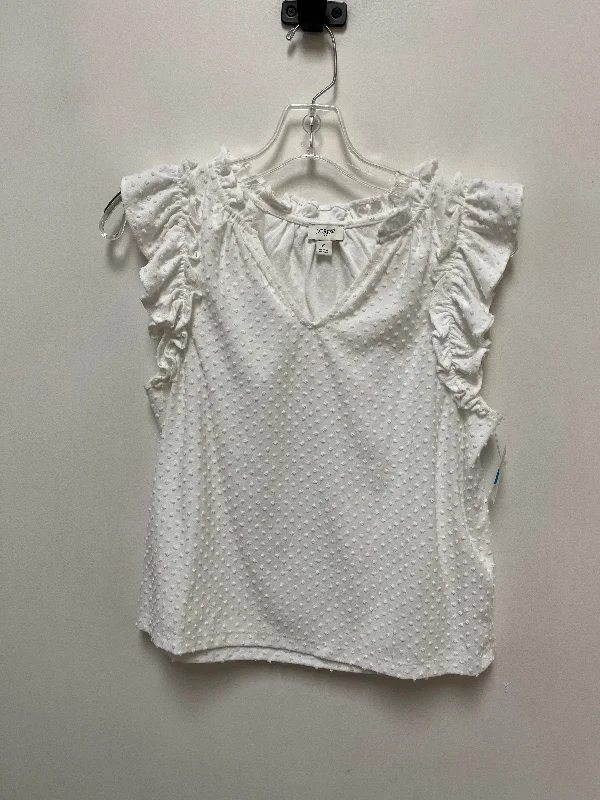 Mega Deal Top Sleeveless By J. Crew In White, Size: S
