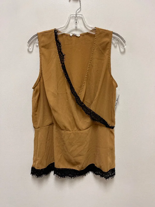 Value Deals Top Sleeveless By Pleione In Yellow, Size: M