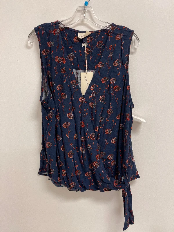Grand Opening Sale Top Sleeveless By Universal Thread In Navy, Size: Xl