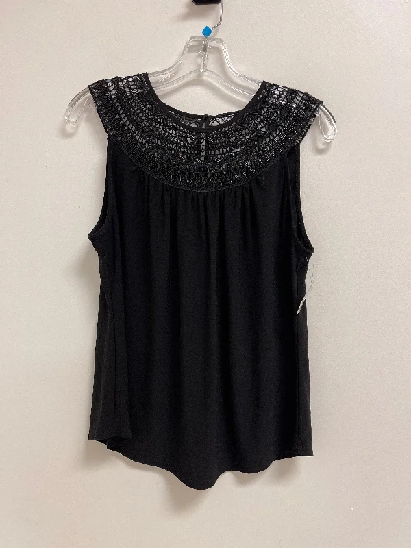 Exclusive Preview Top Sleeveless By White House Black Market In Black, Size: M