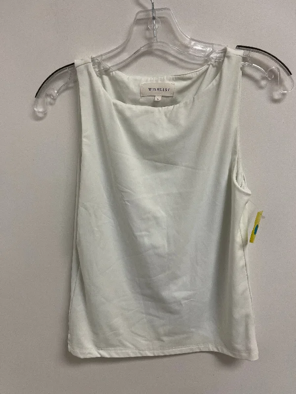 Get It Before It’s Gone Top Sleeveless By Wishlist In White, Size: S