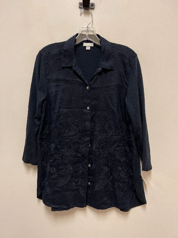Seasonal Clearance Tunic Long Sleeve By J. Jill In Navy, Size: S