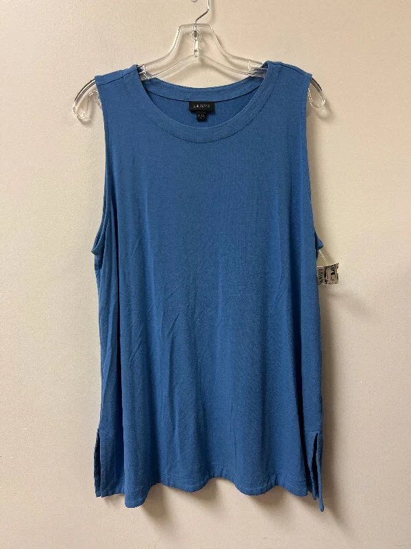 Exclusive Offers Tunic Sleeveless By J. Jill In Blue, Size: Xl