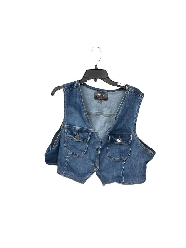Exclusive Online Offer Vest Other By Torrid In Blue Denim, Size: 3x