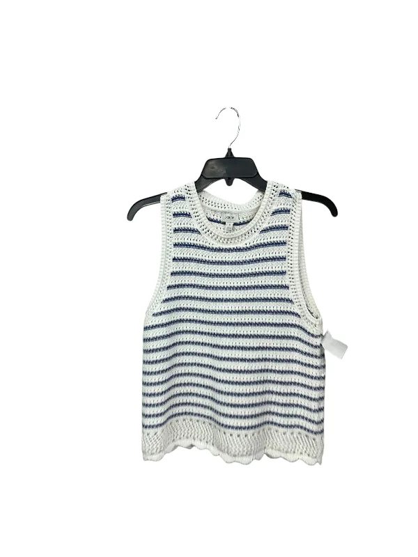 Big Discounts Vest Sweater By J. Crew In Blue & White, Size: S