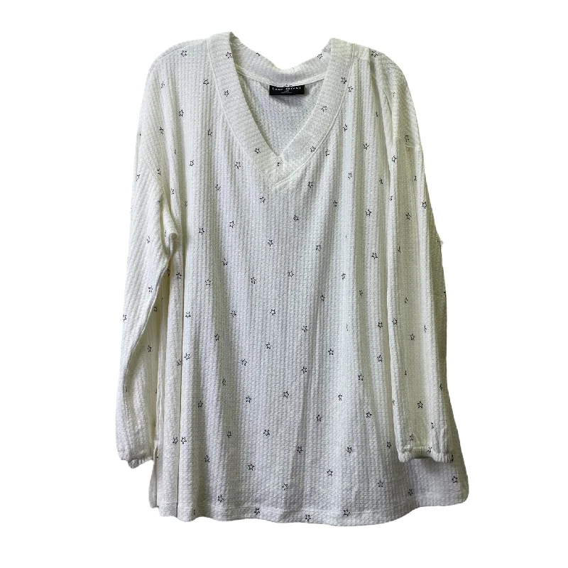 Take Advantage White Sweater By Lane Bryant, Size: 18