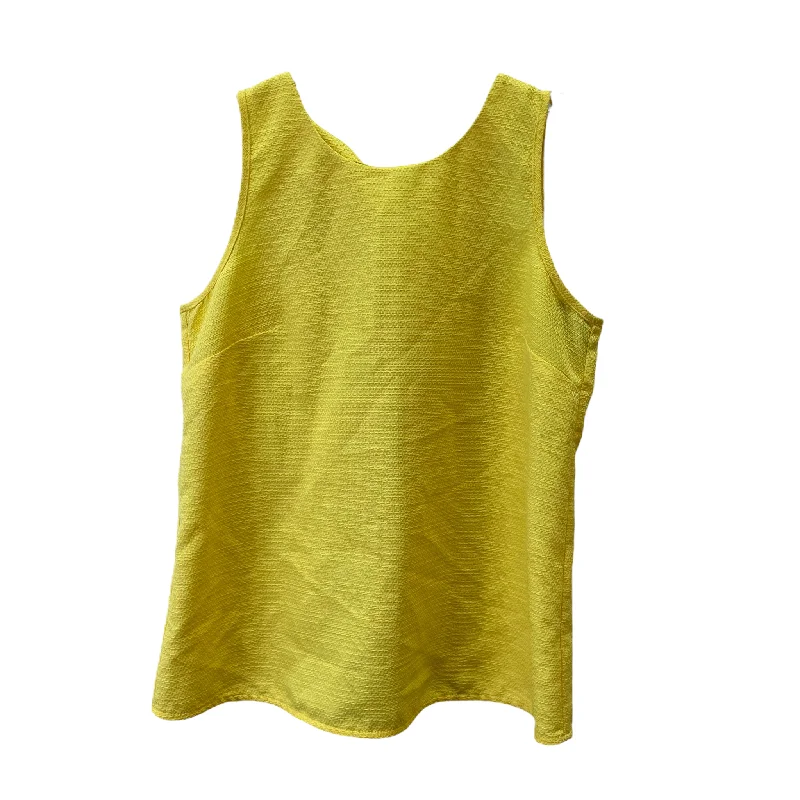 Stock Clearance Yellow Top Sleeveless By J. Crew, Size: S