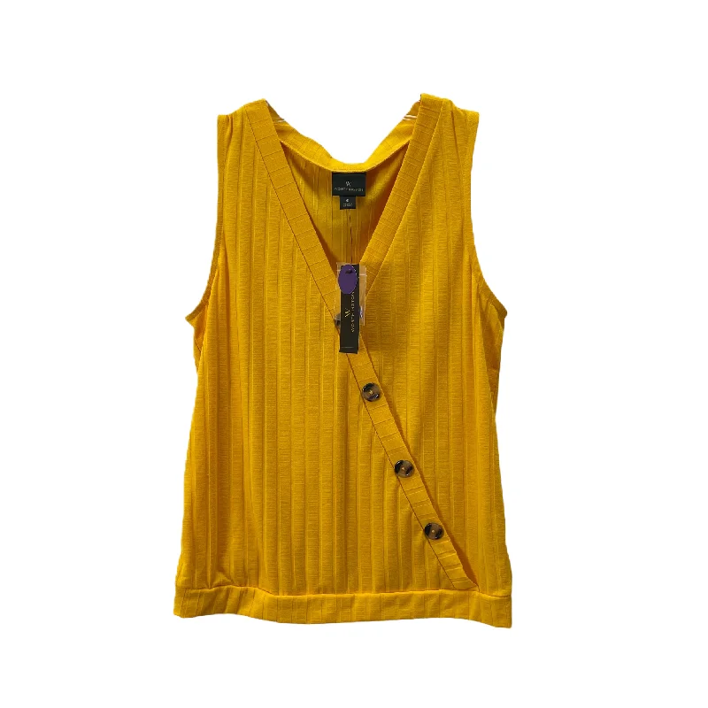 Super Sale Yellow Top Sleeveless By Worthington, Size: S