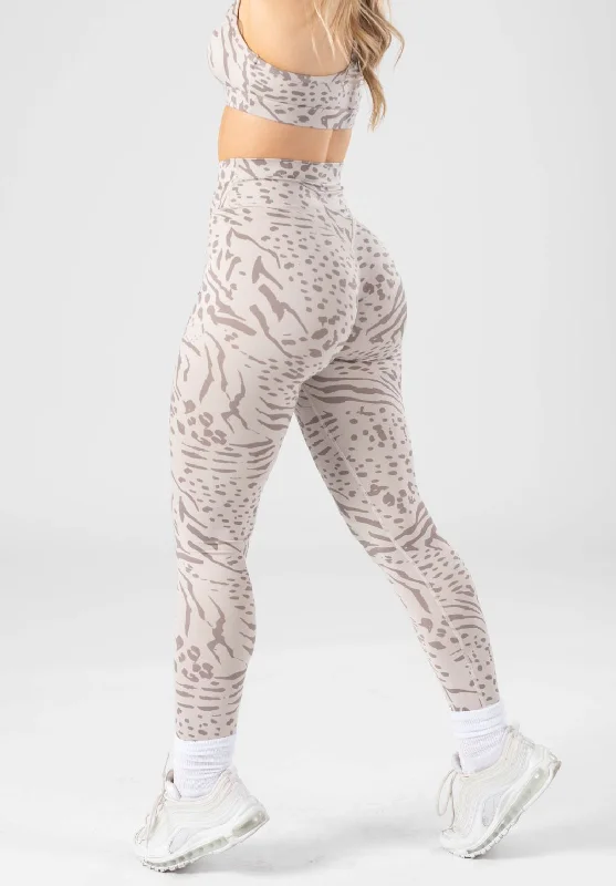 Daily Specials Reluna Crossover Sculptseam™ Legging Snow Leopard