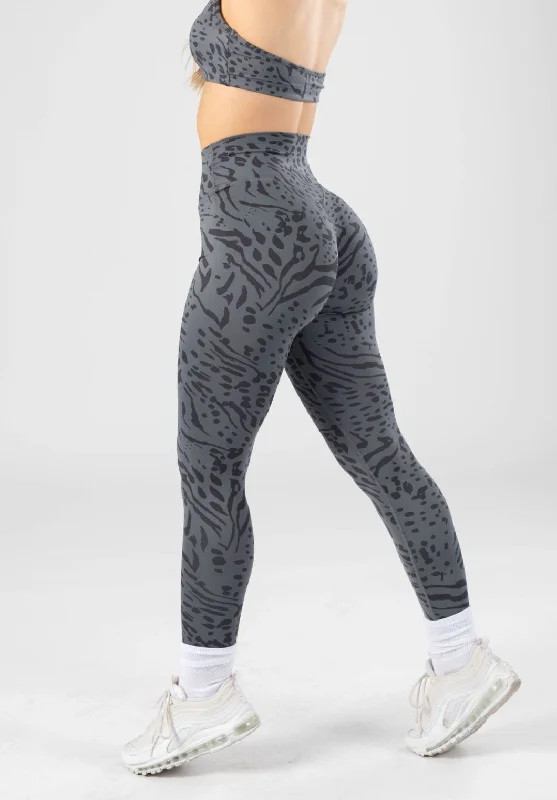 Final Sale Reluna Original Sculptseam™ Legging Grey Tiger