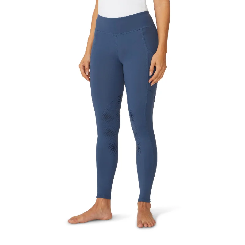 Final Sale Women's Signature Flexion Knee Patch Tight - Indigo
