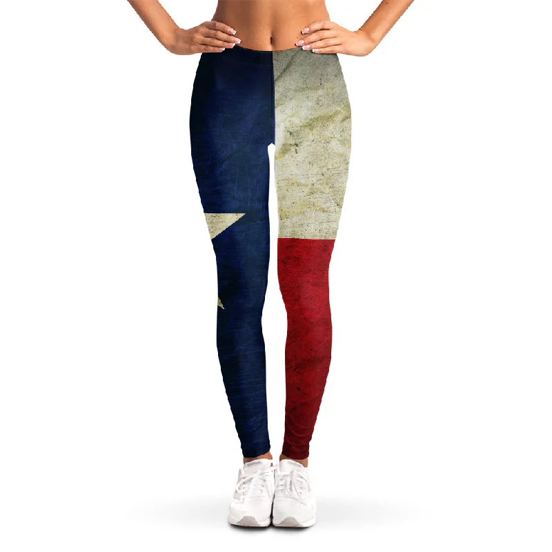 Daily Deals Texas Flag Print Women's Leggings