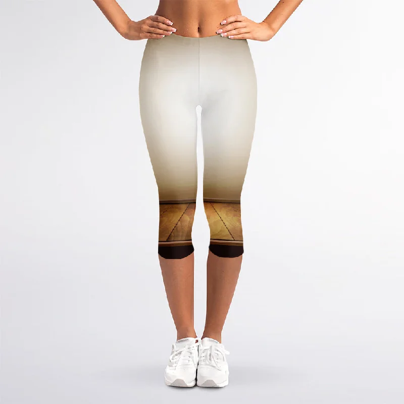 Loyalty Reward Theater Stage Print Women's Capri Leggings
