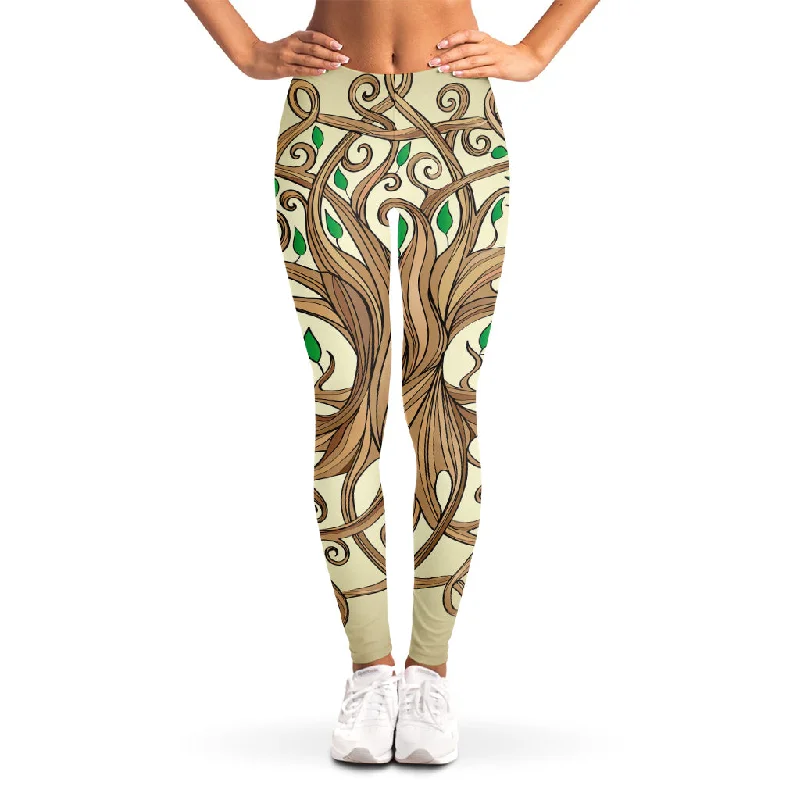 Crazy Deals Tree Of Life Celtic Symbol Print Women's Leggings
