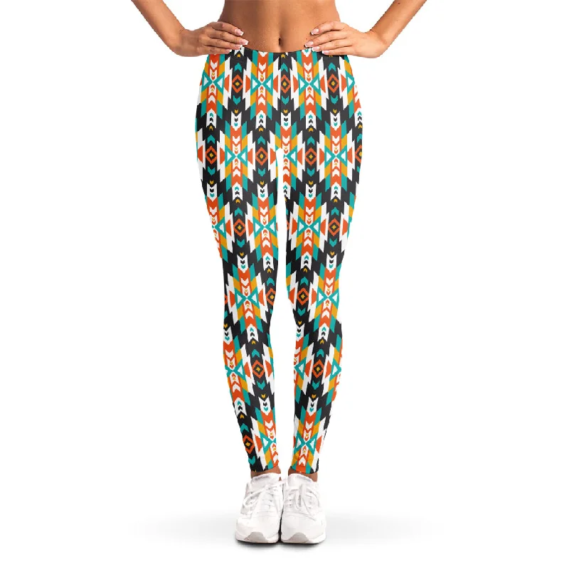 Instant Savings Tribal Native American Pattern Print Women's Leggings