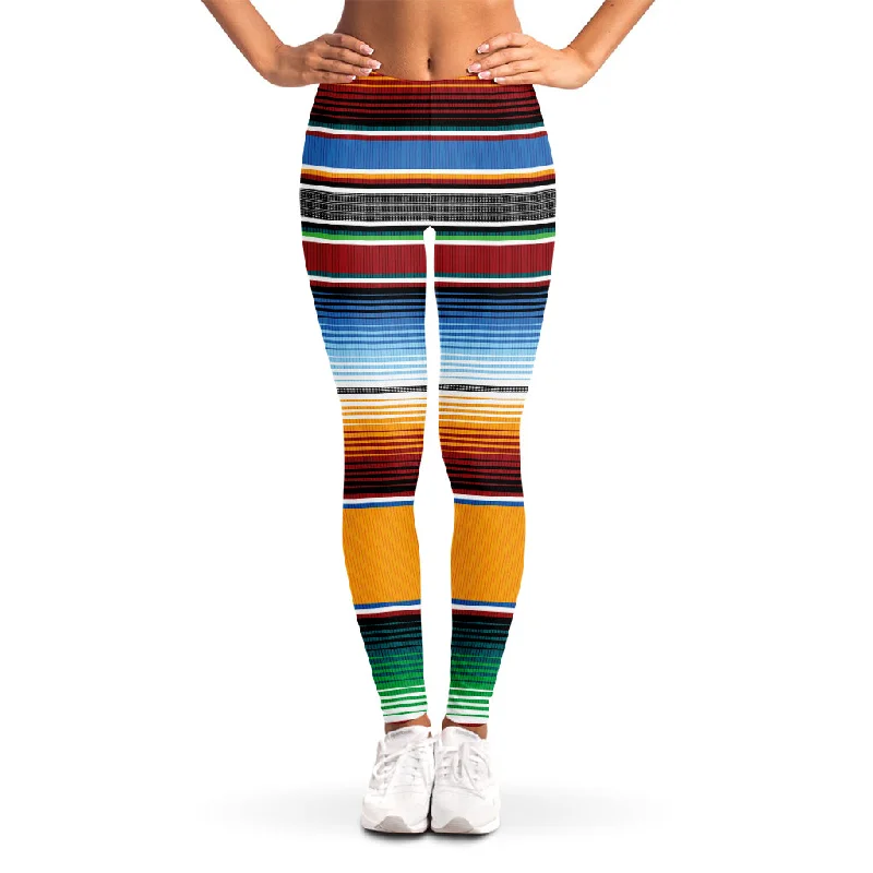 Exclusive Access Tribal Serape Blanket Pattern Print Women's Leggings