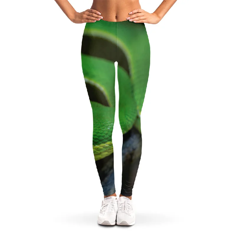 Exclusive Online Offer Trimeresurus Albolabris Snake Print Women's Leggings