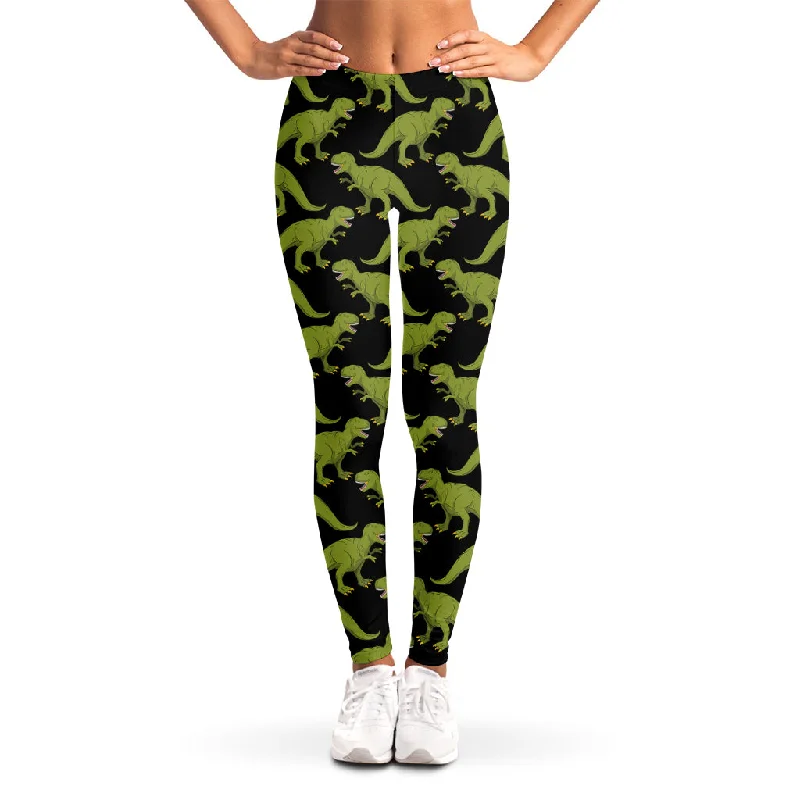 Year-End Sale Tyrannosaurus Rex Pattern Print Women's Leggings