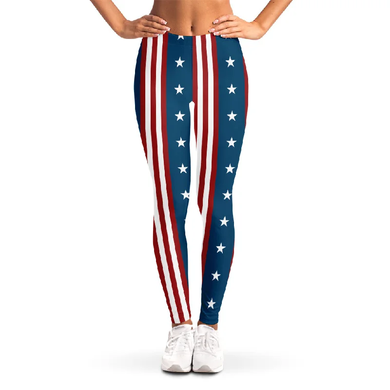 Weekend Special USA Independence Day Pattern Print Women's Leggings