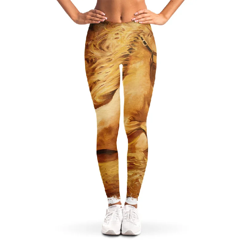 Bargain Blast Vintage Horse Painting Print Women's Leggings