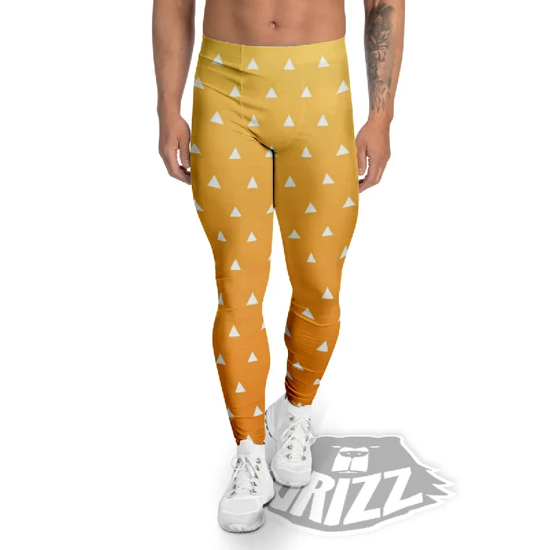 Hot Deal Zenitsu Print Pattern Men's Leggings