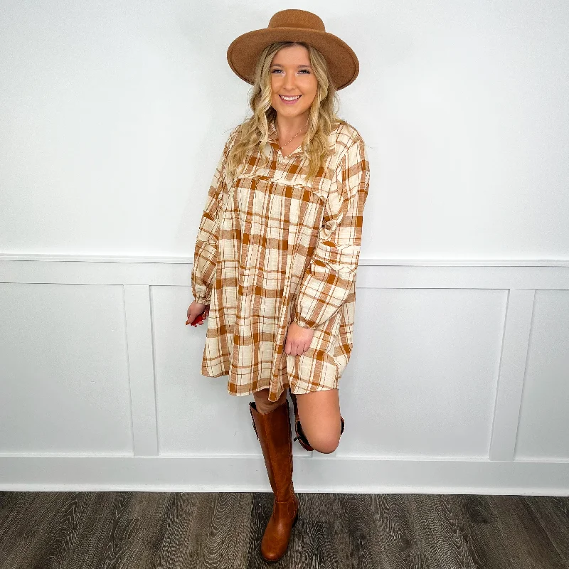 Limited Availability Always a Charmer Plaid Avery Mae Dress