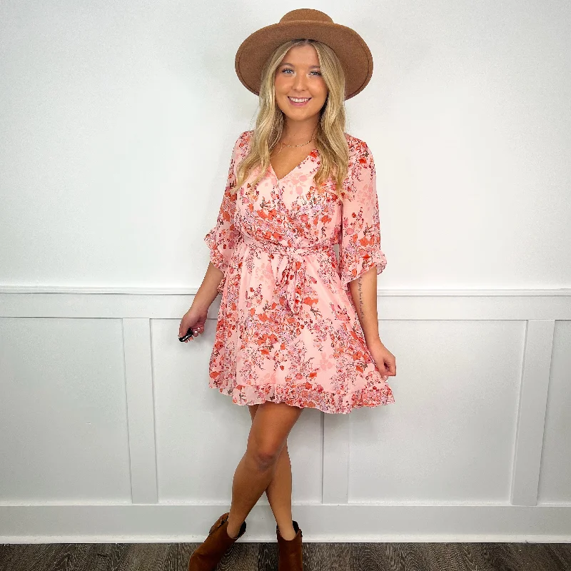 Blowout Sale In Your Arms Pink Avery Mae Dress
