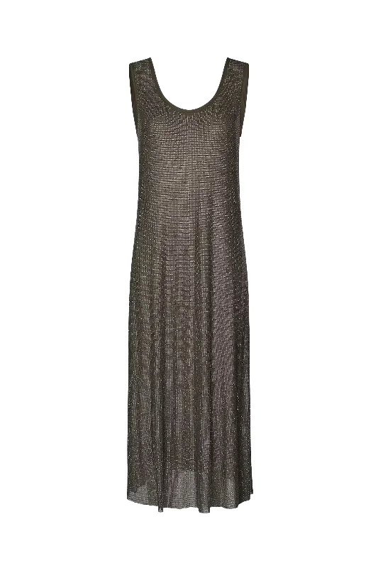 Super Bargain Sahannansa Dress in Black Olive