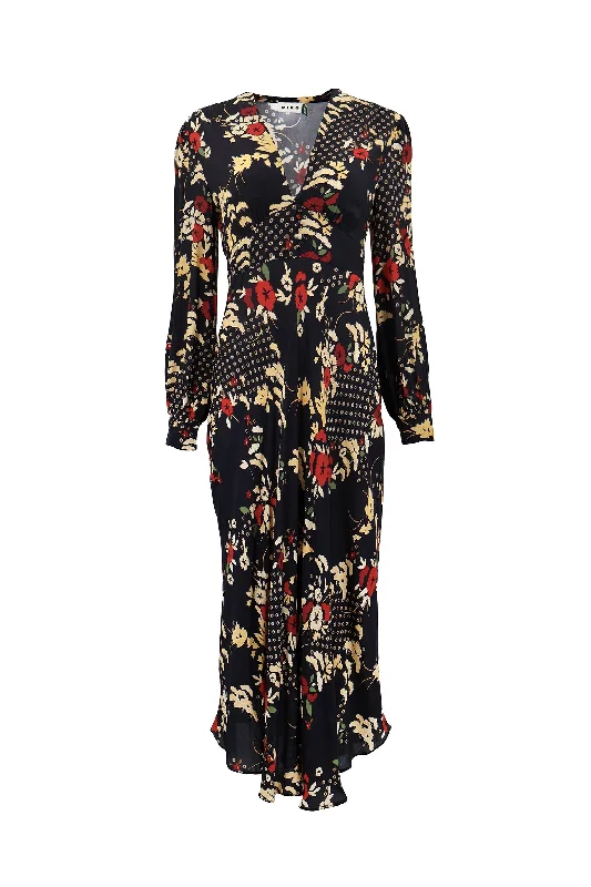 Special Price Trula Dress in Star Floral Black