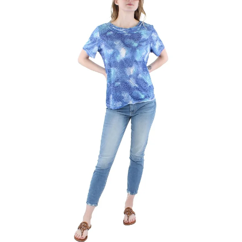 Season Finale Sale Alfred Dunner Womens Tie-Die Knit Blouse