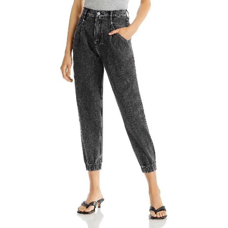 Today's Special Aqua Womens High Rise Pleated Jogger Jeans
