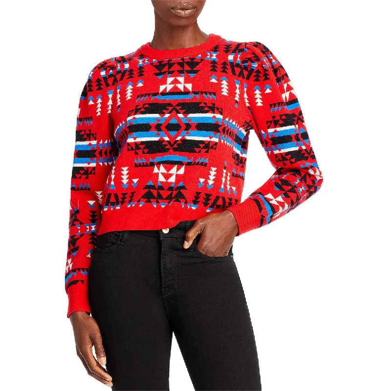 Unbeatable Prices Aqua Womens Knit Long Sleeve Crewneck Sweater