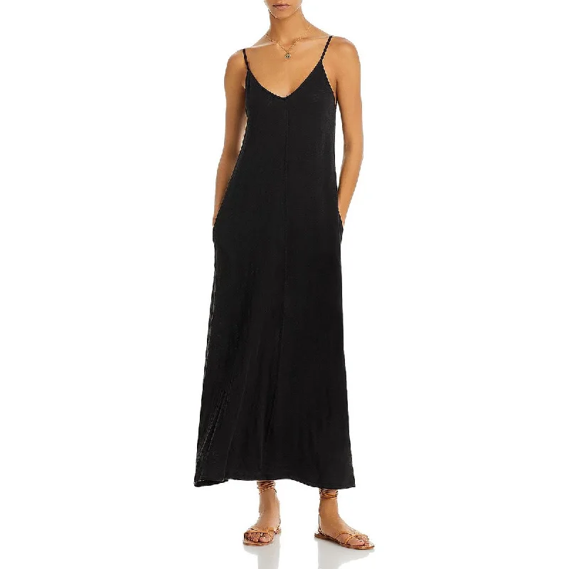 Special Price ATM Womens Tank Slub Knit Maxi Dress