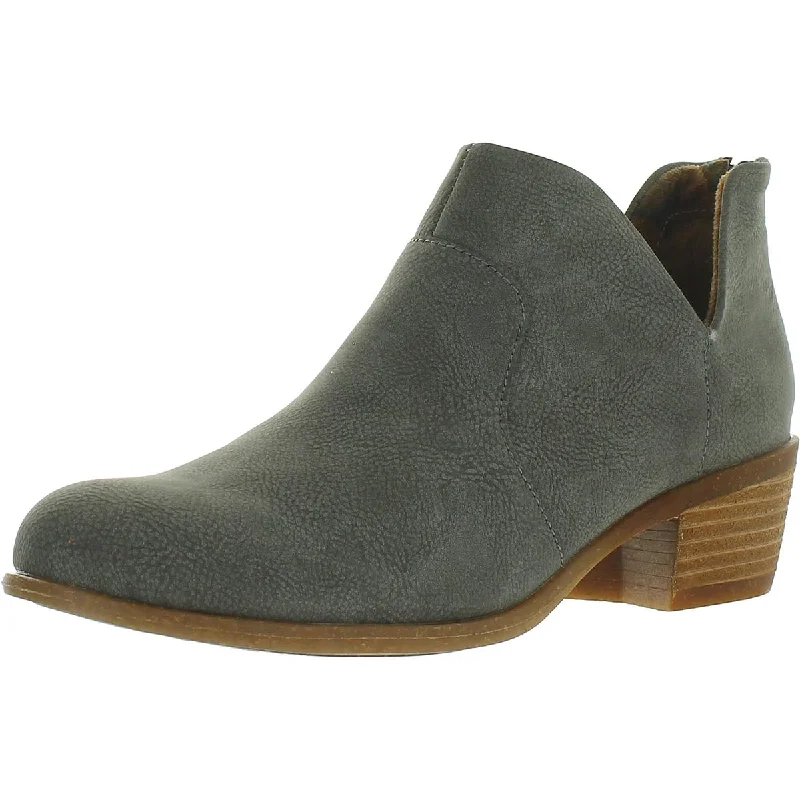Instant Savings B.O.C. Womens Lucy Faux Leather Ankle Boots