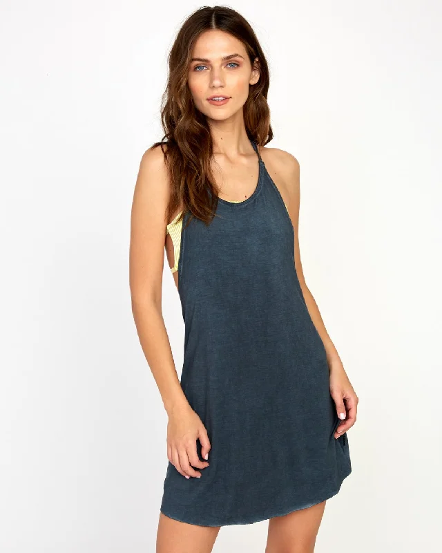 Massive Deals Backside Tank Dress - Iron