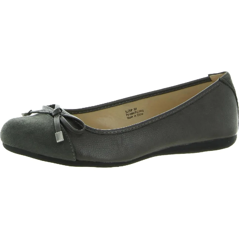 Seasonal Clearance Bellini Womens Sloop Toe Cap Dressy Ballet Flats
