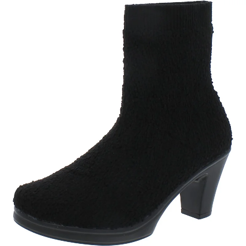 Daily Deals Bernie Mev Womens Laline Knit Pull On Ankle Boots