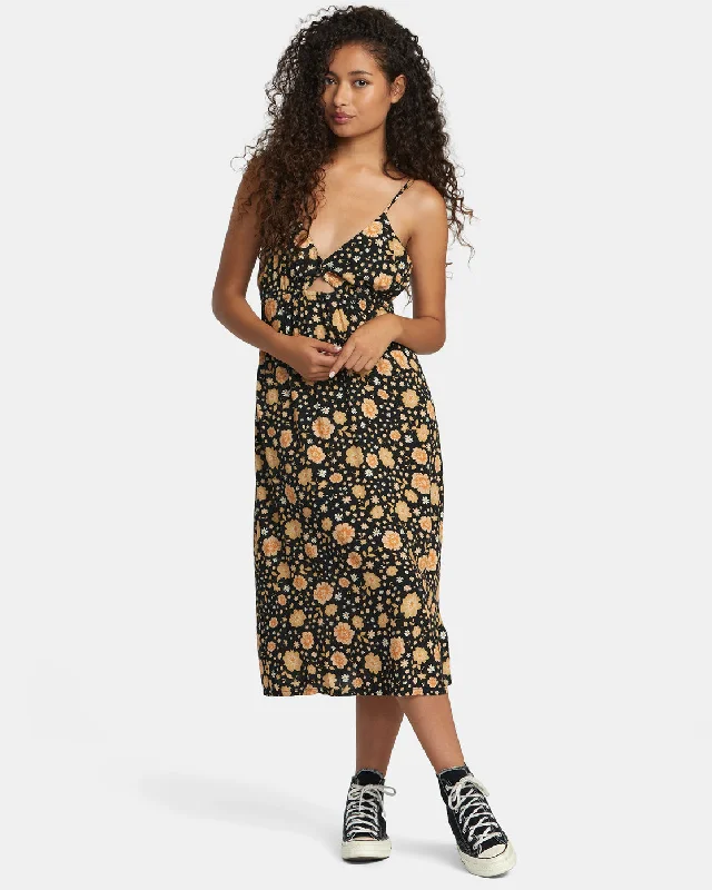 Today Only Breakthrough Midi Dress - RVCA Black