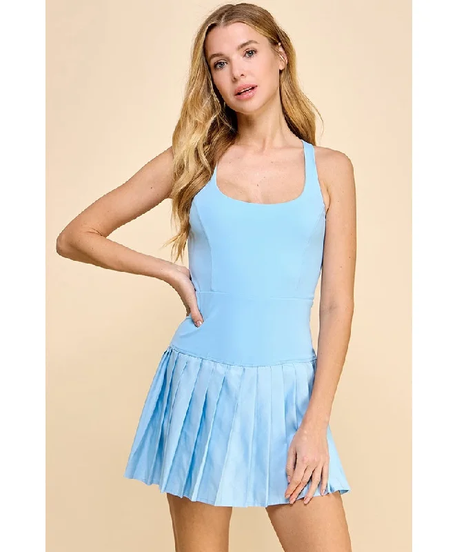 Limited Availability Presley Pleated Athletic Dress