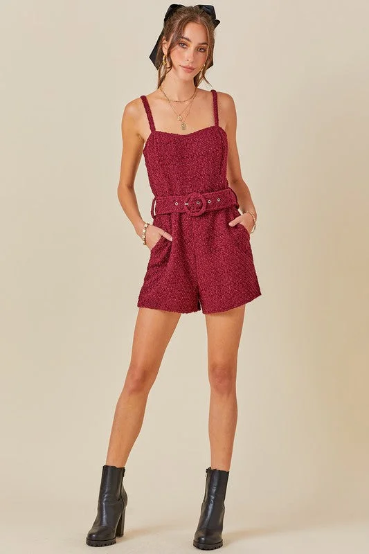 Super Bargain Cindy Tweed Romper