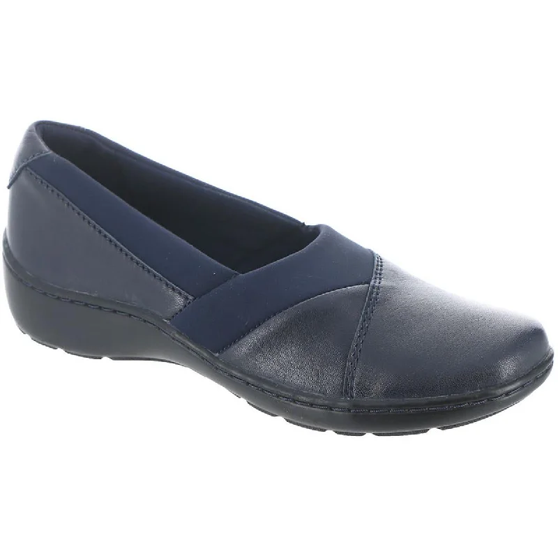 Early Access Clarks Womens Cora Charm Leather Slip-On Loafers