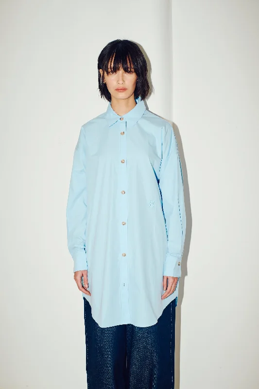 Price Rollback Cotton Poplin Oversized Shirt Dress