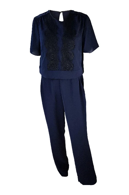 Doorbuster Deal DAMSEL IN A DRESS Dark Blue Jumpsuit Outfit (UK 12)