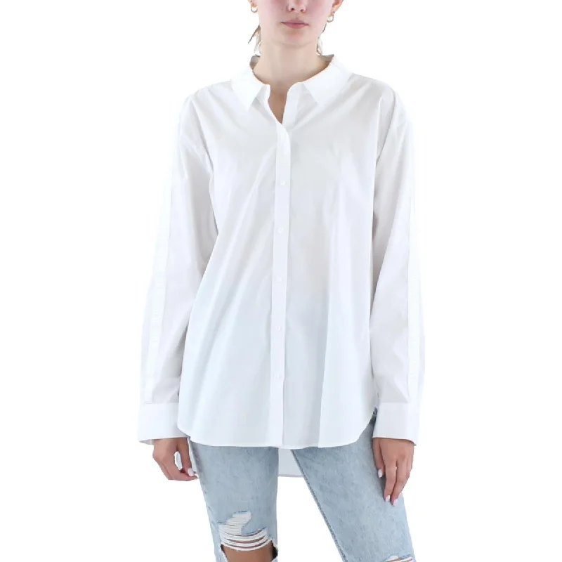 Today’s Special DKNY Womens Collar Long Sleeve Button-Down Top