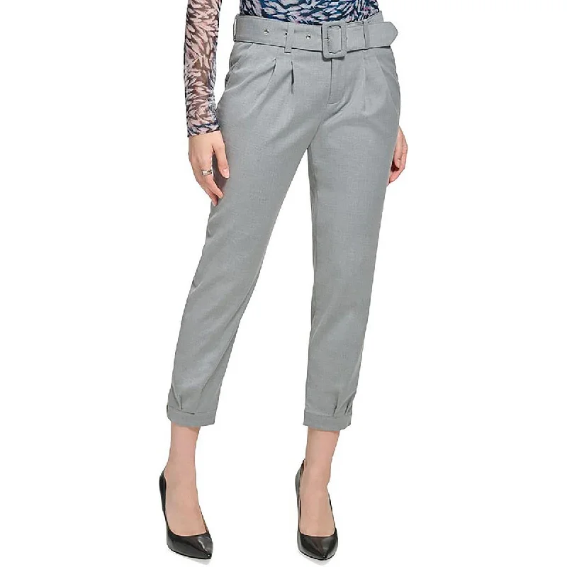 YEAR-End Sale DKNY Womens Petites Heathered Pleated Dress Pants