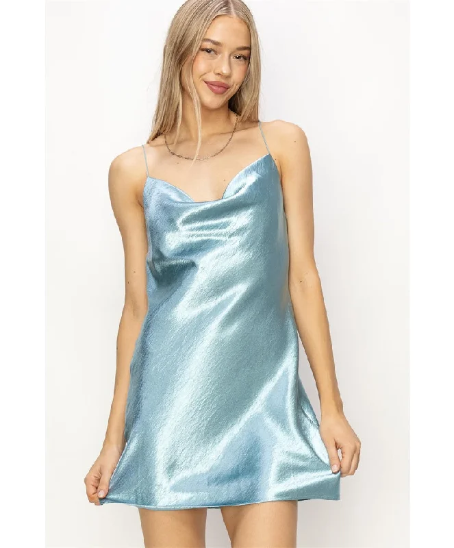 Massive Deals Best Around Cowl Neck Mini Dress