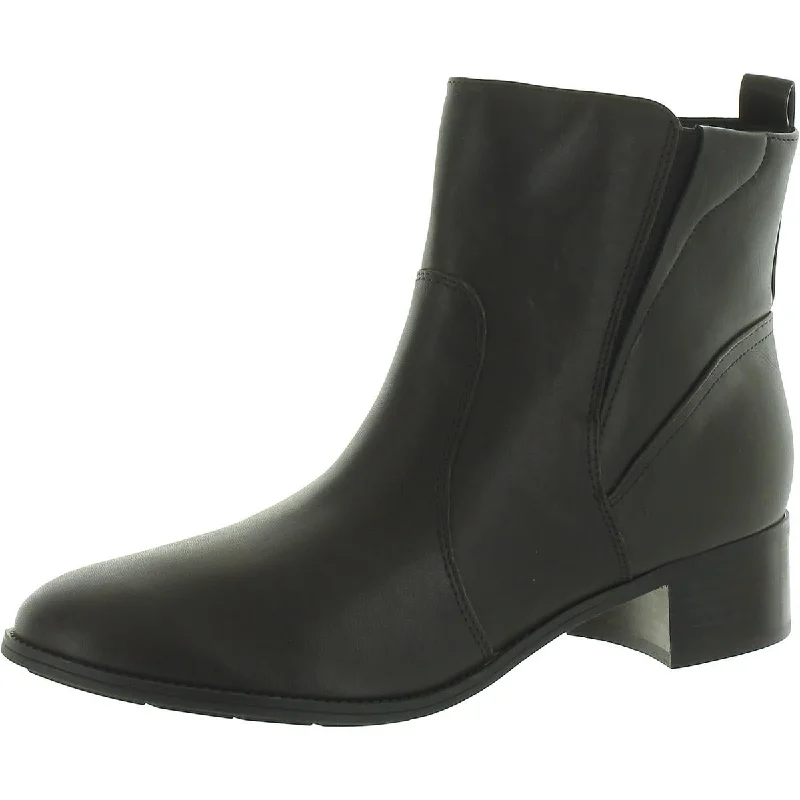 Super Bargain Easy Spirit Womens Leather Ankle Booties