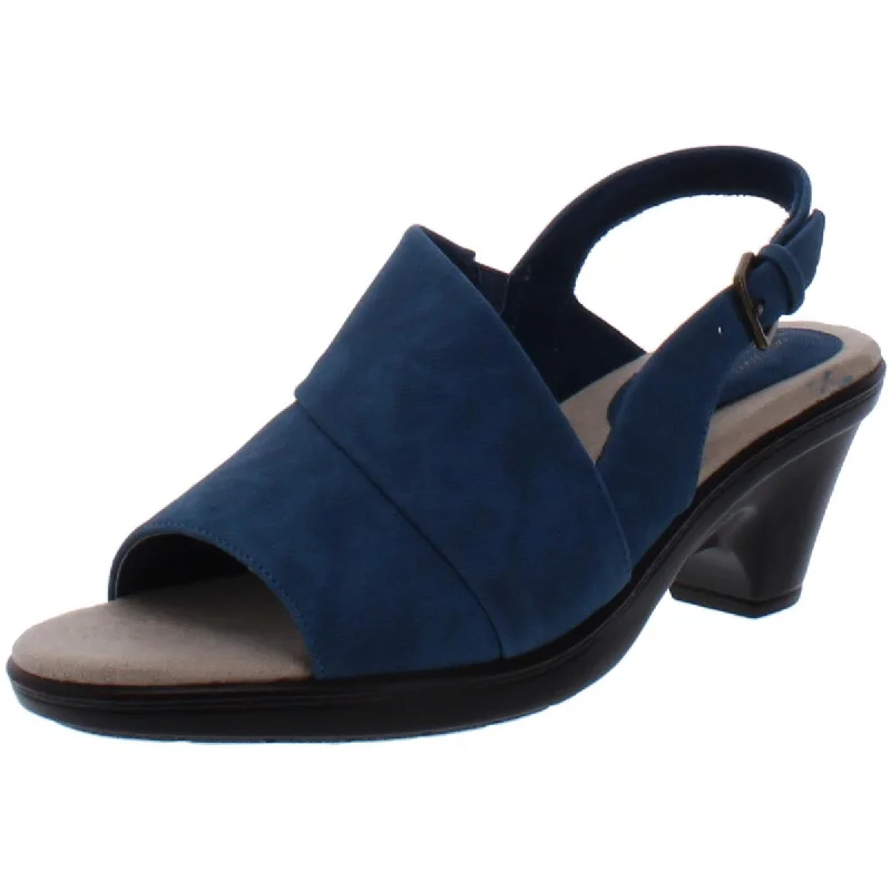 Year-End Sale Easy Street Womens Irma Open Toe Buckle Heel Sandals