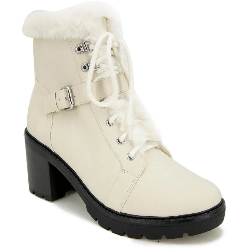 Referral Discount Esprit Womens Elaine Leather Lace Up Ankle Boots